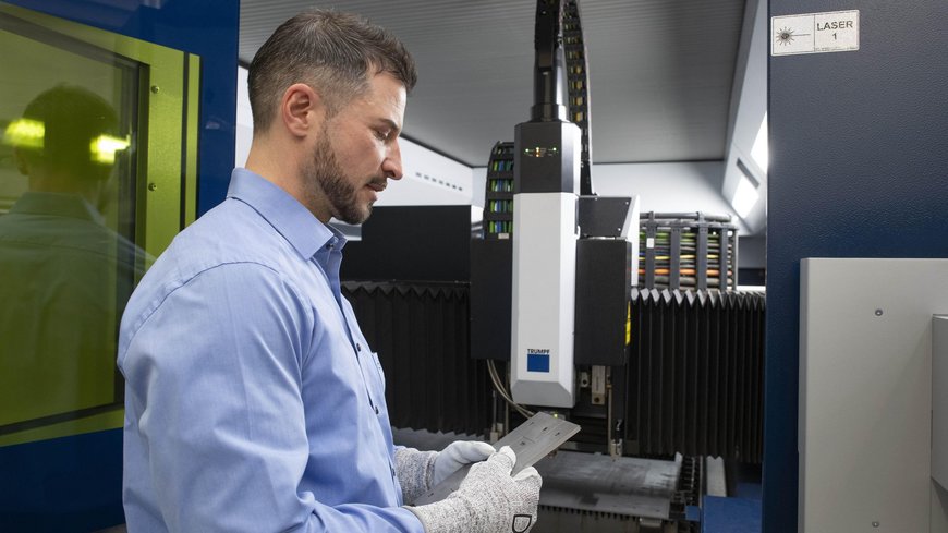 INTECH 2022: TRUMPF minimizes material waste in laser cutting